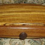 Single Drawer Jewelry Chest
Zebrawood, Cumaru